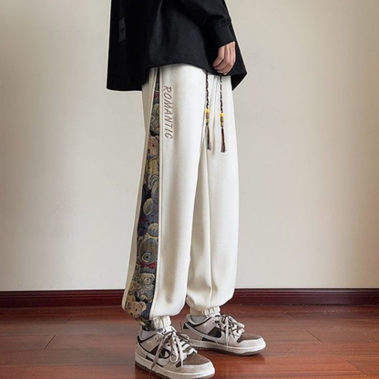 体型カバー ファッション カジュアル パンツ F-7086