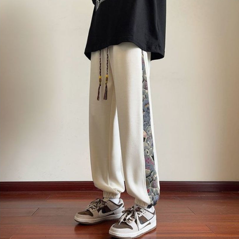 体型カバー ファッション カジュアル パンツ F-7086