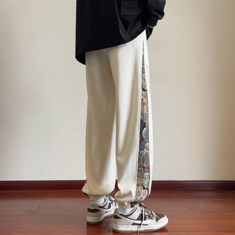 体型カバー ファッション カジュアル パンツ F-7086