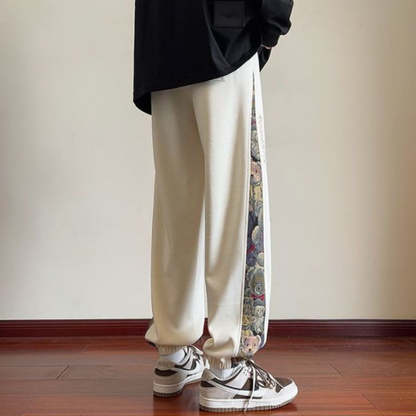 体型カバー ファッション カジュアル パンツ F-7086