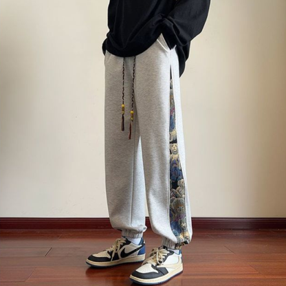 体型カバー ファッション カジュアル パンツ F-7086