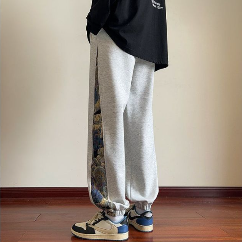 体型カバー ファッション カジュアル パンツ F-7086
