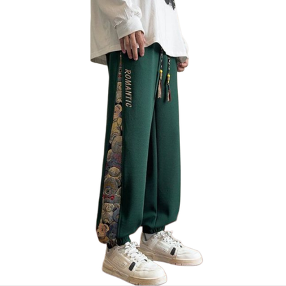 体型カバー ファッション カジュアル パンツ F-7086