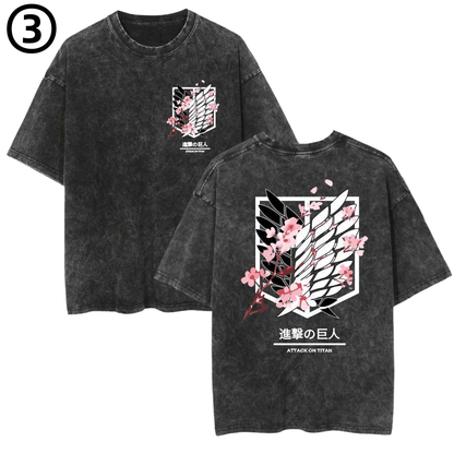 男女兼用 ファッション カジュアル Tシャツ F-7074