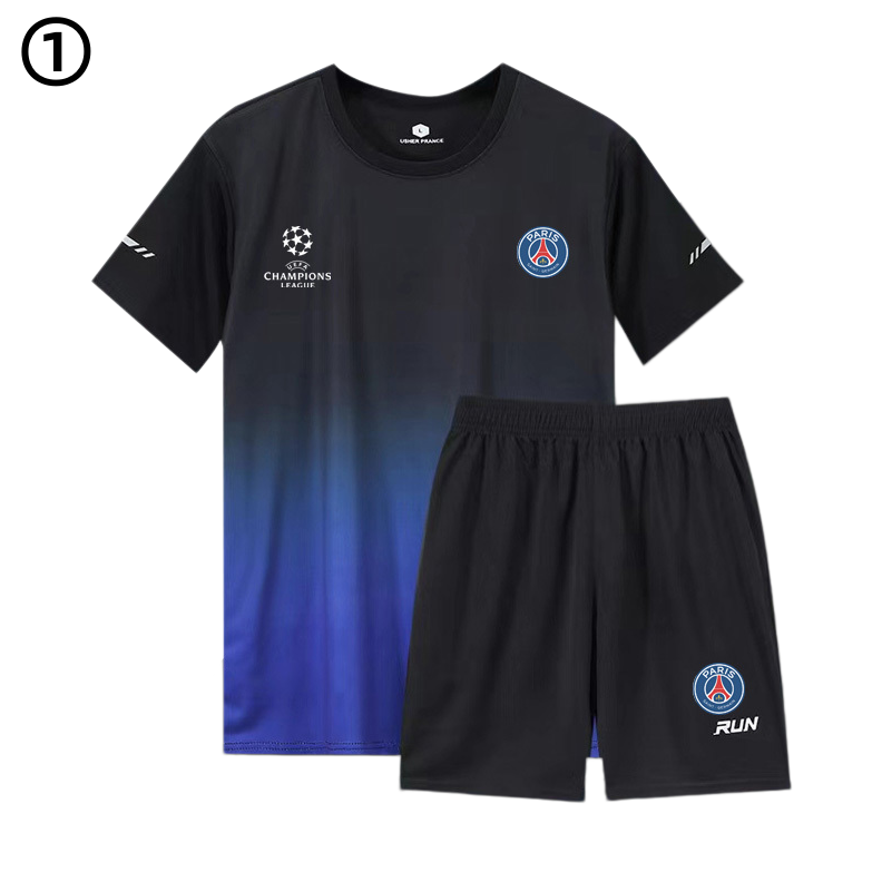男女兼用 ひんやり Tシャツ & ショーツ セットアップ F-7077