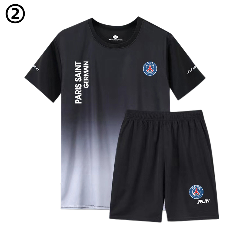 男女兼用 ひんやり Tシャツ & ショーツ セットアップ F-7077