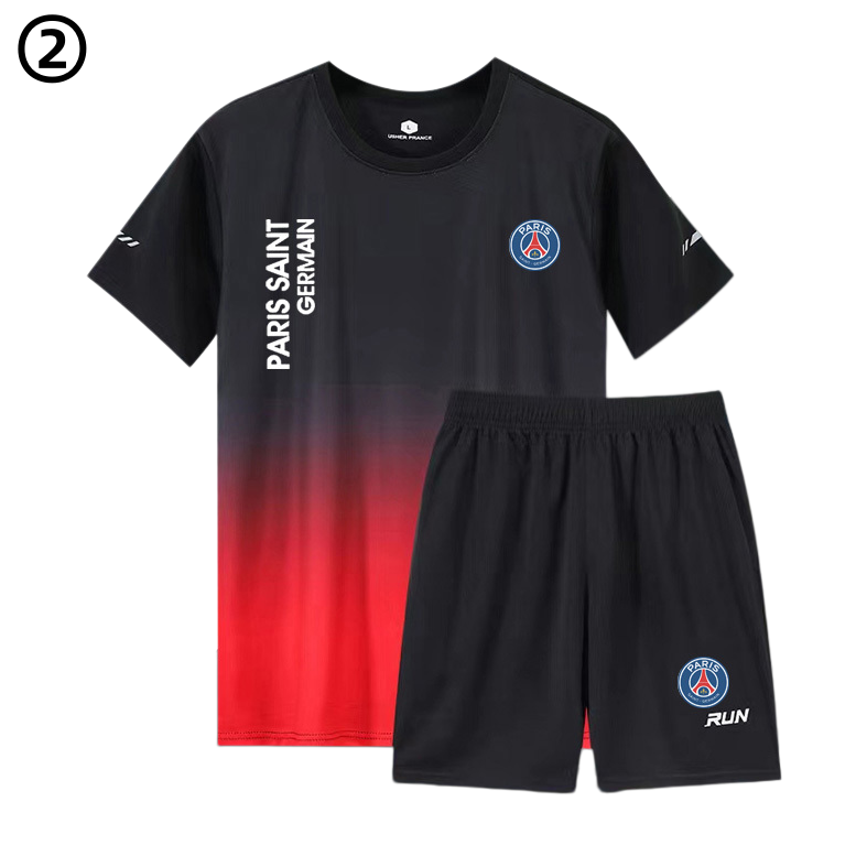 男女兼用 ひんやり Tシャツ & ショーツ セットアップ F-7077