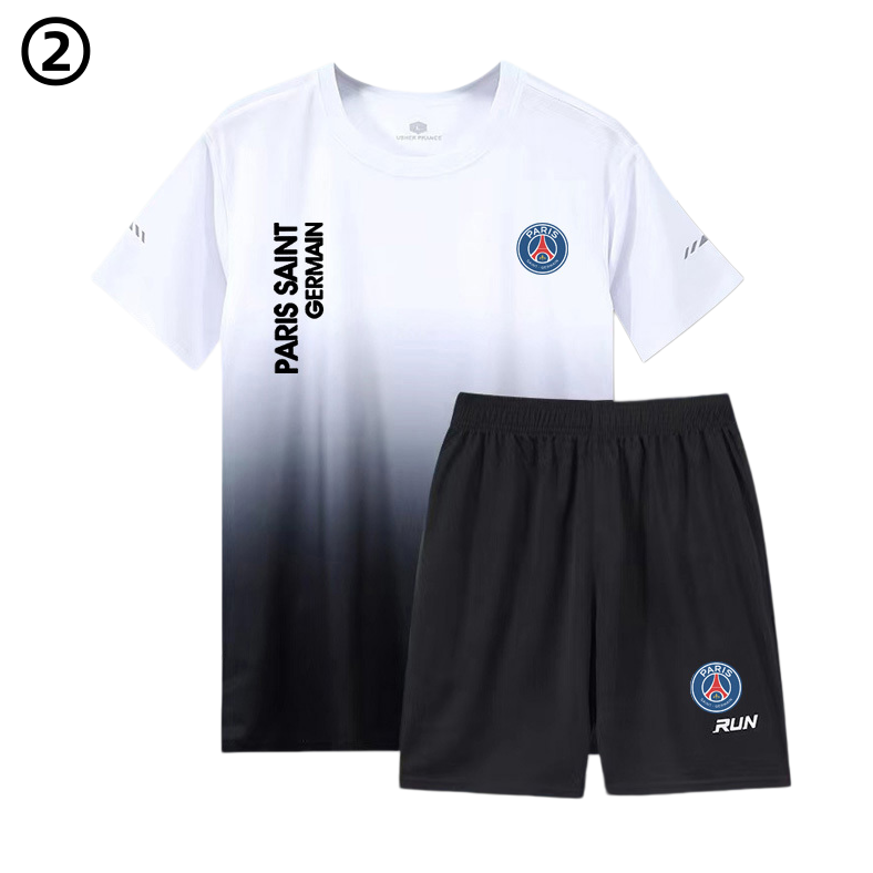 男女兼用 ひんやり Tシャツ & ショーツ セットアップ F-7077