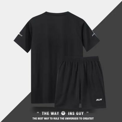 男女兼用 ひんやり Tシャツ & ショーツ セットアップ F-7077