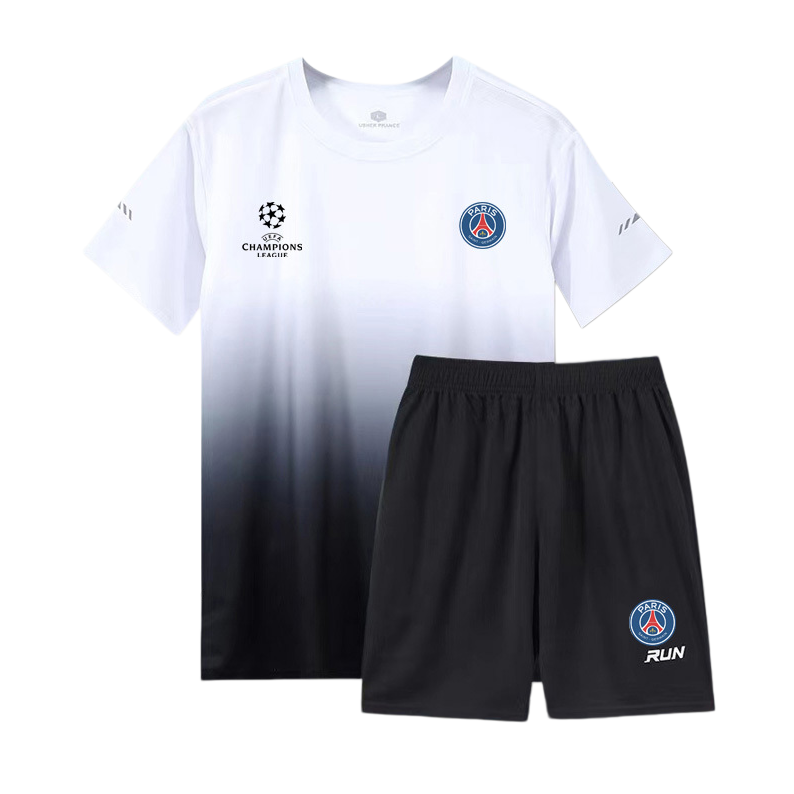 男女兼用 ひんやり Tシャツ & ショーツ セットアップ F-7077