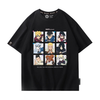 男女兼用 ファッション プリント 半袖 Tシャツ F-13398