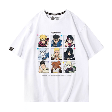 男女兼用 ファッション プリント 半袖 Tシャツ F-13398