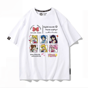 男女兼用 シンプル カジュアル 半袖 Tシャツ F-13405