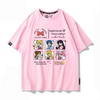 男女兼用 シンプル カジュアル 半袖 Tシャツ F-13405