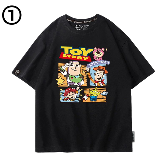 男女兼用 カジュアル 新作 半袖 Tシャツ F-13402