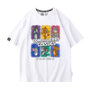 男女兼用 シンプル カジュアル プリント Tシャツ F-13413