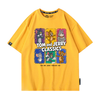 男女兼用 シンプル カジュアル プリント Tシャツ F-13413