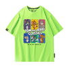 男女兼用 シンプル カジュアル プリント Tシャツ F-13413