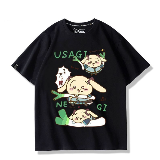 シンプル カジュアル プリント 半袖 Tシャツ F-13414