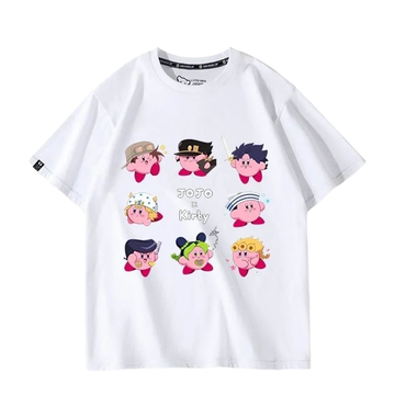 人気キャラ シンプル カジュアル プリント Tシャツ F-13416