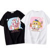 トレンド 男女兼用 カジュアル プリント Tシャツ F-13417