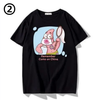 トレンド 男女兼用 カジュアル プリント Tシャツ F-13417