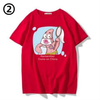 トレンド 男女兼用 カジュアル プリント Tシャツ F-13417