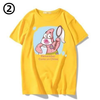 トレンド 男女兼用 カジュアル プリント Tシャツ F-13417