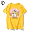 トレンド 男女兼用 カジュアル プリント Tシャツ F-13417