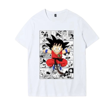 男女兼用 シンプル カジュアル プリント Tシャツ F-13418
