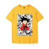 男女兼用 シンプル カジュアル プリント Tシャツ F-13418