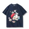 早い者勝ち カジュアル 男女兼用 半袖 Tシャツ F-13415
