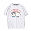 男女兼用 プリント カジュアル 半袖 Tシャツ F-13422
