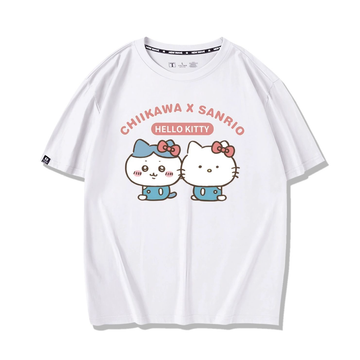 男女兼用 プリント カジュアル 半袖 Tシャツ F-13422