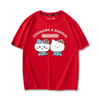 男女兼用 プリント カジュアル 半袖 Tシャツ F-13422
