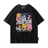 売れ筋 カジュアル 男女兼用 プリント Tシャツ F-13428