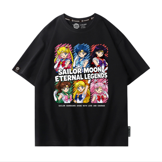 売れ筋 カジュアル 男女兼用 プリント Tシャツ F-13428