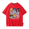 売れ筋 カジュアル 男女兼用 プリント Tシャツ F-13428