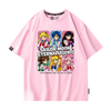 売れ筋 カジュアル 男女兼用 プリント Tシャツ F-13428
