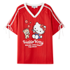 薄手 夏用 Vネック 通気 カジュアル Tシャツ F-13433