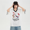 薄手 夏用 Vネック 通気 カジュアル Tシャツ F-13433