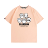 男女兼用 カジュアル プリント Tシャツ F-13434