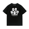 男女兼用 カジュアル プリント Tシャツ F-13434