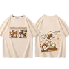 男女兼用 売れ筋 カジュアル プリント Tシャツ F-13426