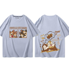 男女兼用 売れ筋 カジュアル プリント Tシャツ F-13426