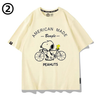 男女兼用 新作 カジュアル プリント Tシャツ F-13443