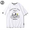 男女兼用 新作 カジュアル プリント Tシャツ F-13443