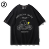 男女兼用 新作 カジュアル プリント Tシャツ F-13443