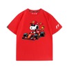 男女兼用 プリント カジュアル Tシャツ F-13444