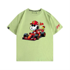 男女兼用 プリント カジュアル Tシャツ F-13444